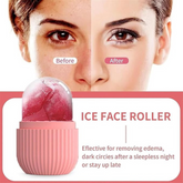 JSB Ice Face Roller Massager Ice Roller for Face and Eye (Pink) - Facial Massager and Roller